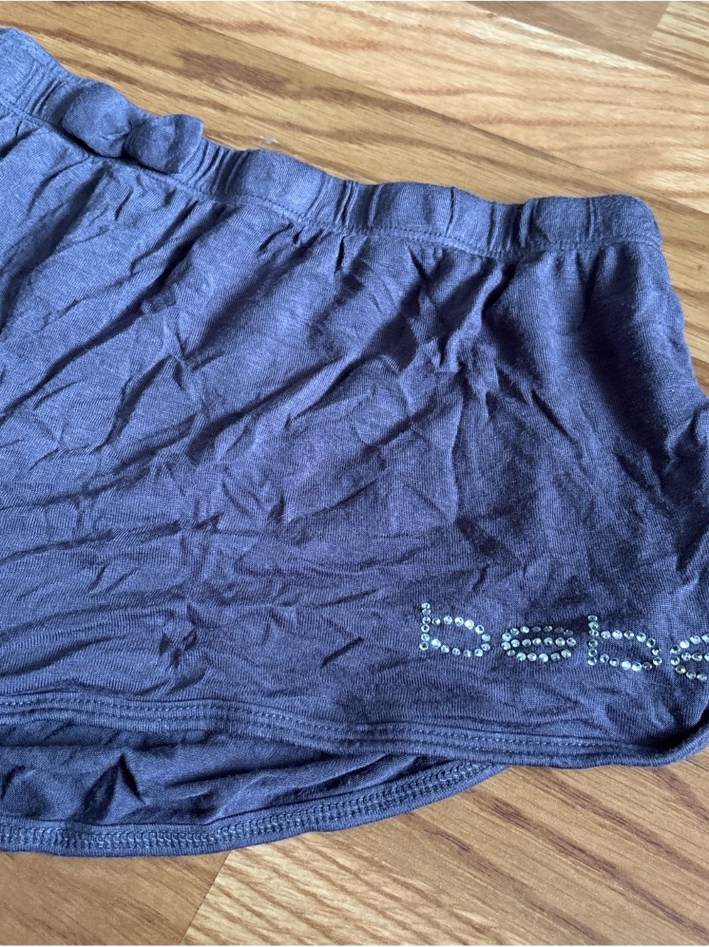bebe gray sleepwear lounge shorts